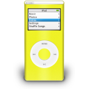 iPod Nano Yellow On Icon